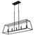 Prescott Five Light Island Chandelier (PRC536MBK)