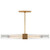 Visual Comfort Signature - LR 5910HAB-CG - LED Linear Chandelier - Fascio - Hand-Rubbed Antique Brass