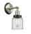 Innovations - 203SN-BPBK-HRBK-G52 - One Light Wall Sconce - Franklin Restoration - Brushed Satin Nickel
