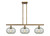 Innovations - 516-3I-BB-G249 - Three Light Island Pendant - Ballston - Brushed Brass