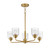 Maxim - 12266CDNAB - Five Light Chandelier - Acadia - Natural Aged Brass
