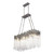 Varaluz - 309N06RN - Six Light Linear Pendant - Matrix - Rainy Night