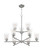 Nuvo Lighting - 60-7189 - Nine Light Chandelier - Bransel - Brushed Nickel