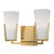 Hudson Valley - 1802-AGB - Two Light Bath Bracket - Upton - Aged Brass