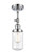 Innovations - 201F-PC-G312-LED - LED Semi-Flush Mount - Franklin Restoration - Polished Chrome
