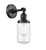 Innovations - 203SW-BK-G312-LED - LED Wall Sconce - Franklin Restoration - Matte Black