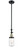 Innovations - 206-BAB-G312 - One Light Mini Pendant - Franklin Restoration - Black Antique Brass