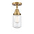 Innovations - 447-1C-BB-G312-LED - LED Flush Mount - Caden - Brushed Brass