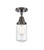 Innovations - 447-1C-OB-G312 - One Light Flush Mount - Caden - Oil Rubbed Bronze