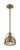 Nuvo Lighting - 60-7201 - One Light Pendant - Barbett - Burnished Brass