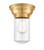 Innovations - 623-1F-SG-G312-LED - LED Flush Mount - Franklin Restoration - Satin Gold
