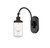 Innovations - 918-1W-BK-G312-LED - LED Wall Sconce - Franklin Restoration - Matte Black