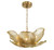 Lib & Co. - 12205-037 - Six Light Flushmount / Pendant - Corato - Brushed Brass