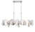 Lib & Co. - 12214-01 - Six Light Linear Chandelier - Castellana - Chrome