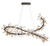 Lib & Co. - 12222-043 - LED Chandelier - Pisa - Black with Gold Accent