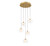 Lib & Co. - 12266-030 - LED Chandelier - Manarola - Painted Antique Brass