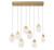 Lib & Co. - 12293-030 - LED Chandelier - Castelo - Painted Antique Brass