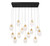 Lib & Co. - 12294-02 - LED Chandelier - Castelo - Matte Black