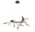 Lib & Co. - 12306-043 - LED Chandelier - Modena - Black with gold accent