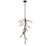 Lib & Co. - 12307-043 - LED Chandelier - Modena - Black with gold accent