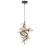 Lib & Co. - 12325-043 - LED Pendant - Pisa - Black with gold accent