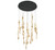 Lib & Co. - 12362-02 - LED Chandelier - Etna - Black