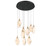 Lib & Co. - 12383-02 - LED Chandelier - Kosmos - Black