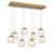 Lib & Co. - 12445-030 - LED Chandelier - Camerino - Painted antique brass