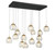 Lib & Co. - 12446-02 - LED Chandelier - Camerino - Matte black