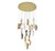 Lib & Co. - 10167-024-07 - LED Chandelier - Sorrento - Gold