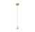 Lib & Co. - 10202-030 - LED Pendant - Baveno - Painted Antique Brass