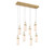 Lib & Co. - 10225-030 - LED Chandelier - Verona - Painted Antique Brass