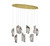 Lib & Co. - 12034-019-07 - LED Chandelier - Sorrento - Gold