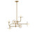 Lib & Co. - 12051-037 - LED Chandelier - Teramo - Brushed brass