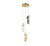 Lib & Co. - 10162-023-07 - LED Pendant - Sorrento - Gold