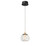 Lib & Co. - 12438-02 - LED Pendant - Camerino - Matte black