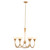 Flora Six Light Chandelier (525371MG)