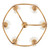 Flora Six Light Chandelier (525371MG)