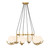 Savoy House - L1-1345-6-322 - Six Light Chandelier - Abella - Warm Brass