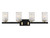 Savoy House - L8-3601-4-143 - Four Light Bathroom Vanity - Keene - Matte Black w/ Warm Brass