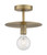 Bizet One Light Semi Flush Mount (60-7244)