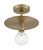 Bizet One Light Semi Flush Mount (60-7244)