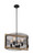Nuvo Lighting - 60-7264 - Four Light Pendant - Atelier - Black / Honey Wood