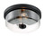 Nuvo Lighting - 60-7268 - Two Light Flush Mount - Sommerset - Matte Black