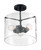Nuvo Lighting - 60-7278 - Three Light Semi Flush Mount - Sommerset - Matte Black