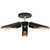 Nuvo Lighting - 60-7297 - Three Light Semi Flush Mount - Marc - Matte Black