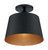 Motif One Light Semi Flush Mount (60-7332)
