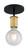 Nuvo Lighting - 60-7343 - One Light Semi Flush Mount - Ryder - Black / Brushed Brass