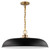 Nuvo Lighting - 60-7487 - One Light Pendant - Colony - Matte Black / Burnished Brass