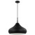 Nuvo Lighting - 60-7516 - One Light Pendant - Phoenix - Matte Black / Polished Nickel